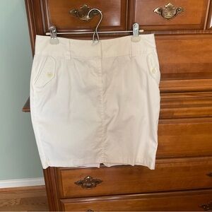 Old Navy White Low Waist Stretch Pencil Skirt